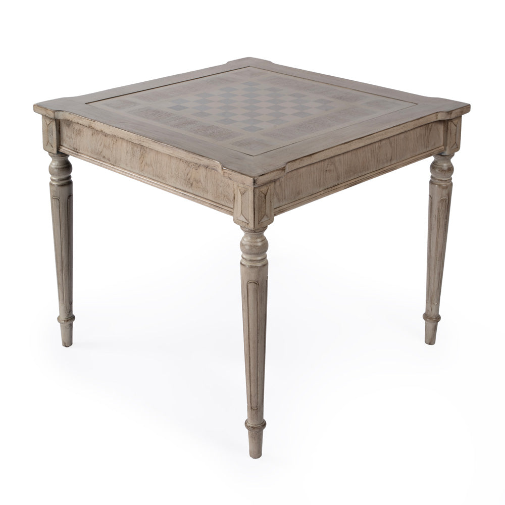 Butler Specialty Company - Vincent 36 in. W Square Wood Multi-Game Card Table, Gray - 837247