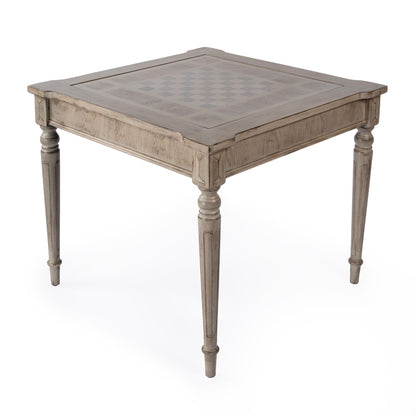 Butler Specialty Company - Vincent 36 in. W Square Wood Multi-Game Card Table, Gray - 837247