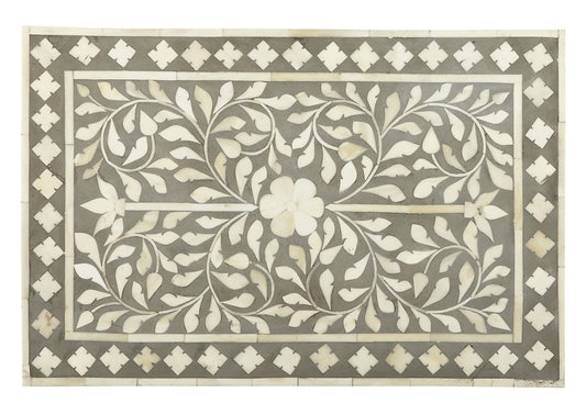 Butler Specialty Company - Vivienne 18 in. W Rectangular Bone Inlay & Wood 2 Drawer Accent Chest, Gray - 2865321