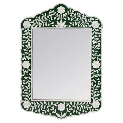 Butler Specialty Company - Vivienne 20" W x 28" H Bone Inlay Vertical Wall Mirror  - Green - 3451491 view 1