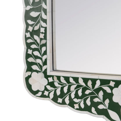 Butler Specialty Company - Vivienne 20" W x 28" H Bone Inlay Vertical Wall Mirror  - Green - 3451491 view 3
