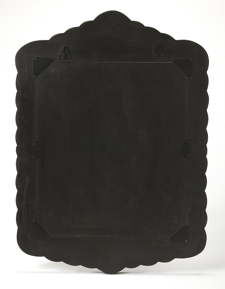 Butler Specialty Company - Vivienne 28 in. H x 20 in. W Rectangular Bone Inlay & Wood Wall Mirror, Gray - 3451321