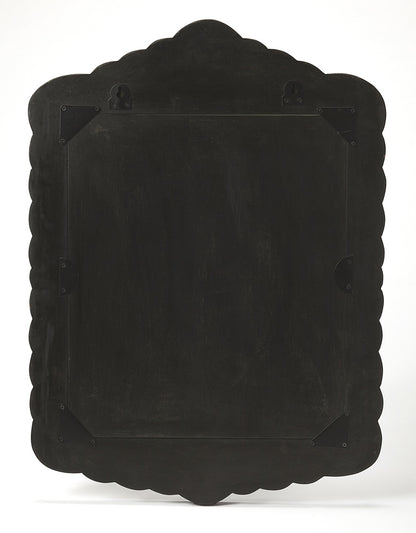 Butler Specialty Company - Vivienne 28 in. H x 20 in. W Rectangular Bone Inlay & Wood Wall Mirror, Gray - 3451321