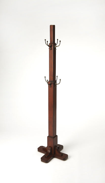 Butler Specialty Company - Webster 68.5 in. H Wood Coat Rack/Tree, Medium Brown - 4114011