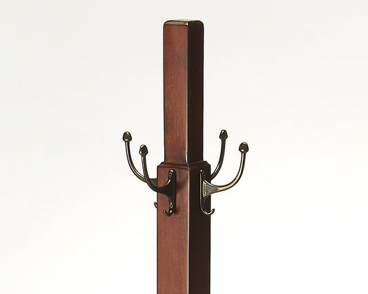 Butler Specialty Company - Webster 68.5 in. H Wood Coat Rack/Tree, Medium Brown - 4114011