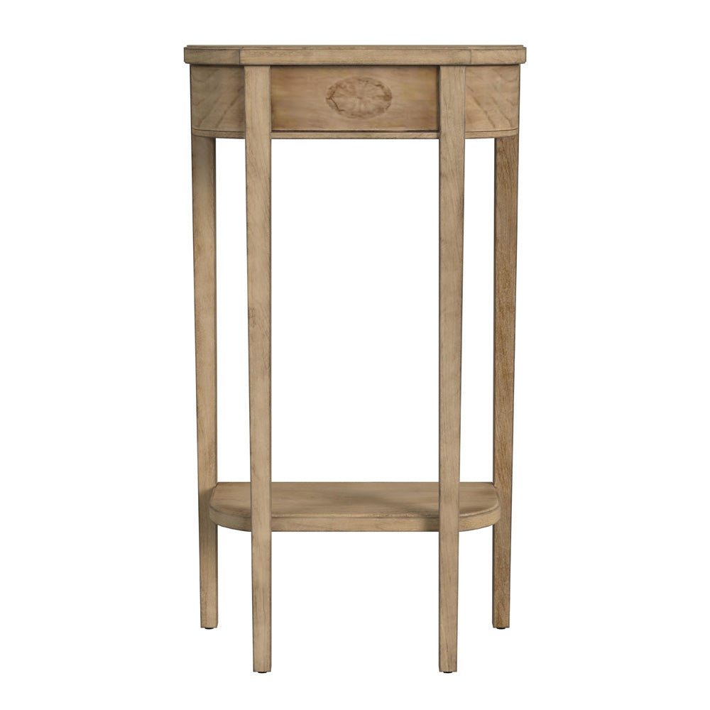 Butler Specialty Company - Wendell 18 in. W Demilune Wood Console Table, Beige - 3009424