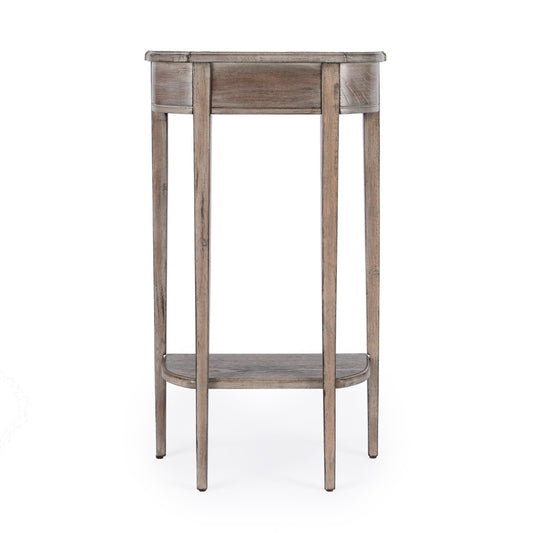 Butler Specialty Company - Wendell 18 in. W Demilune Wood Console Table, Gray - 3009247