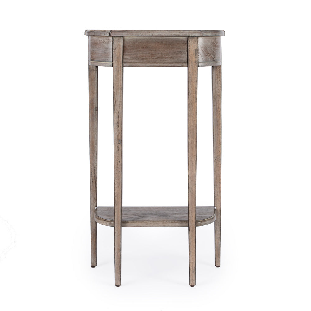 Butler Specialty Company - Wendell 18 in. W Demilune Wood Console Table, Gray - 3009247