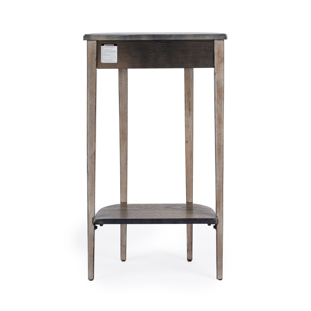 Butler Specialty Company - Wendell 18 in. W Demilune Wood Console Table, Gray - 3009247