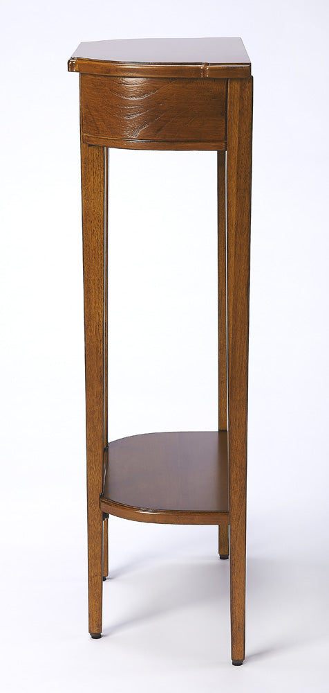 Butler Specialty Company - Wendell 18 in. W Demilune Wood Console Table, Medium Brown - 3009101