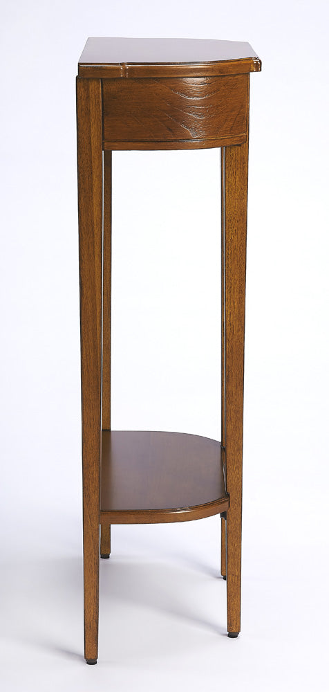 Butler Specialty Company - Wendell 18 in. W Demilune Wood Console Table, Medium Brown - 3009101