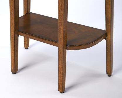 Butler Specialty Company - Wendell 18 in. W Demilune Wood Console Table, Medium Brown - 3009101