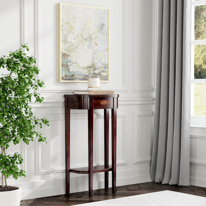 Butler Specialty Company - Wendell 18 in. W Demilune Wood Console Table, Dark Brown - 3009024 view 6