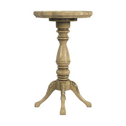 Butler Specialty Company - Whitman 12 in. W Round Wood Scalloped Edge Scatter Table, Beige - 923424