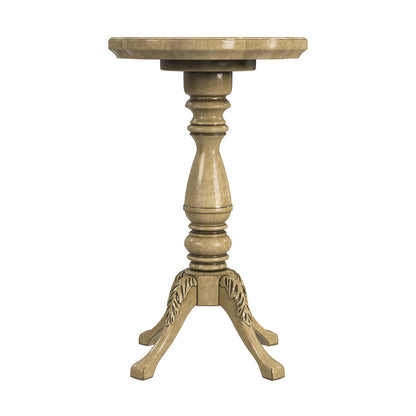 Butler Specialty Company - Whitman 12 in. W Round Wood Scalloped Edge Scatter Table, Beige - 923424