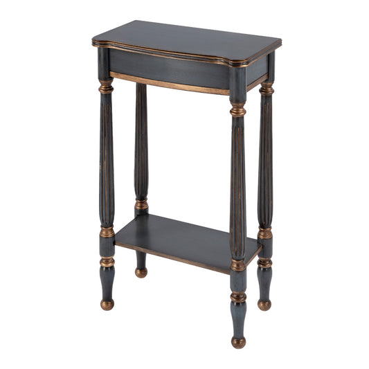 Butler Specialty Company - Whitney 17.5 in. W Rectangular Wood Console Table with Lower Open Shelf, Pastel Blue - 3011483 view 1