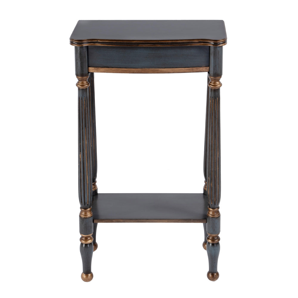 Butler Specialty Company - Whitney 17.5 in. W Rectangular Wood Console Table with Lower Open Shelf, Pastel Blue - 3011483 view 2
