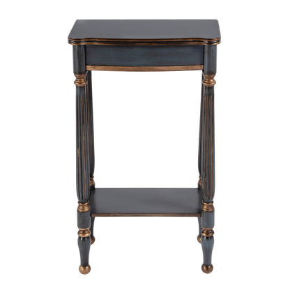 Butler Specialty Company - Whitney 17.5 in. W Rectangular Wood Console Table with Lower Open Shelf, Pastel Blue - 3011483 view 2