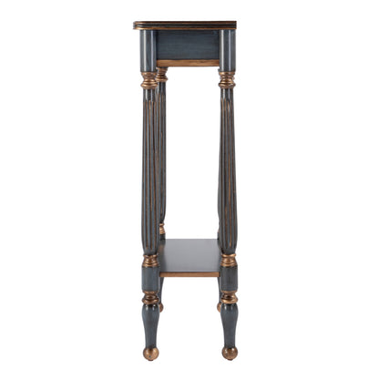 Butler Specialty Company - Whitney 17.5 in. W Rectangular Wood Console Table with Lower Open Shelf, Pastel Blue - 3011483 view 4