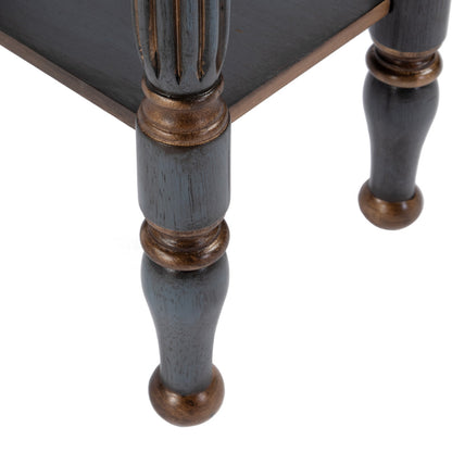 Butler Specialty Company - Whitney 17.5 in. W Rectangular Wood Console Table with Lower Open Shelf, Pastel Blue - 3011483 view 6