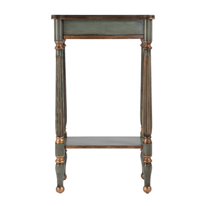 Butler Specialty Company - Whitney 17.5 in. W Rectangular Wood Console Table with Lower Open Shelf, Pastel Green - 3011482 view 3