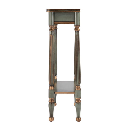 Butler Specialty Company - Whitney 17.5 in. W Rectangular Wood Console Table with Lower Open Shelf, Pastel Green - 3011482 view 4