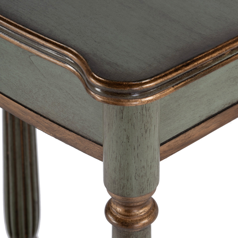 Butler Specialty Company - Whitney 17.5 in. W Rectangular Wood Console Table with Lower Open Shelf, Pastel Green - 3011482 view 5