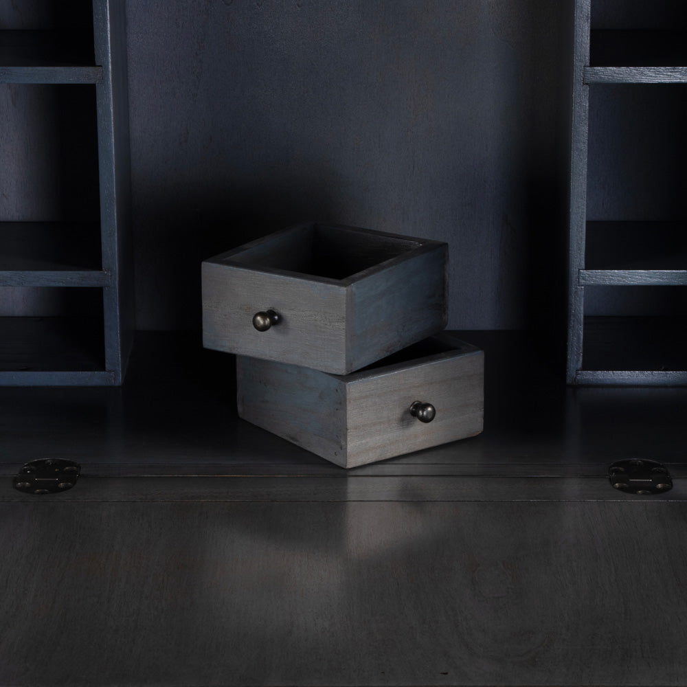 Butler Specialty Company - Wordsworth 27.75 in. W Wood 4 Drawer Secretary with Drop Front Writing Surface, Pastel Blue - 2126483 view 6