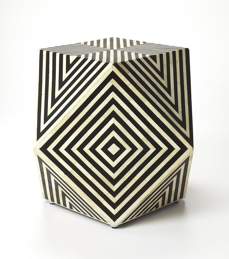 Butler Specialty Company - Zanzibar Bone Inlay Side Table, Multi-Color - 5233318