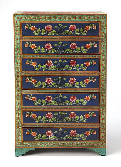 Butler Specialty Company - Artifacts - Zara Hand Painted Chest, Multi-Color - 5366290
