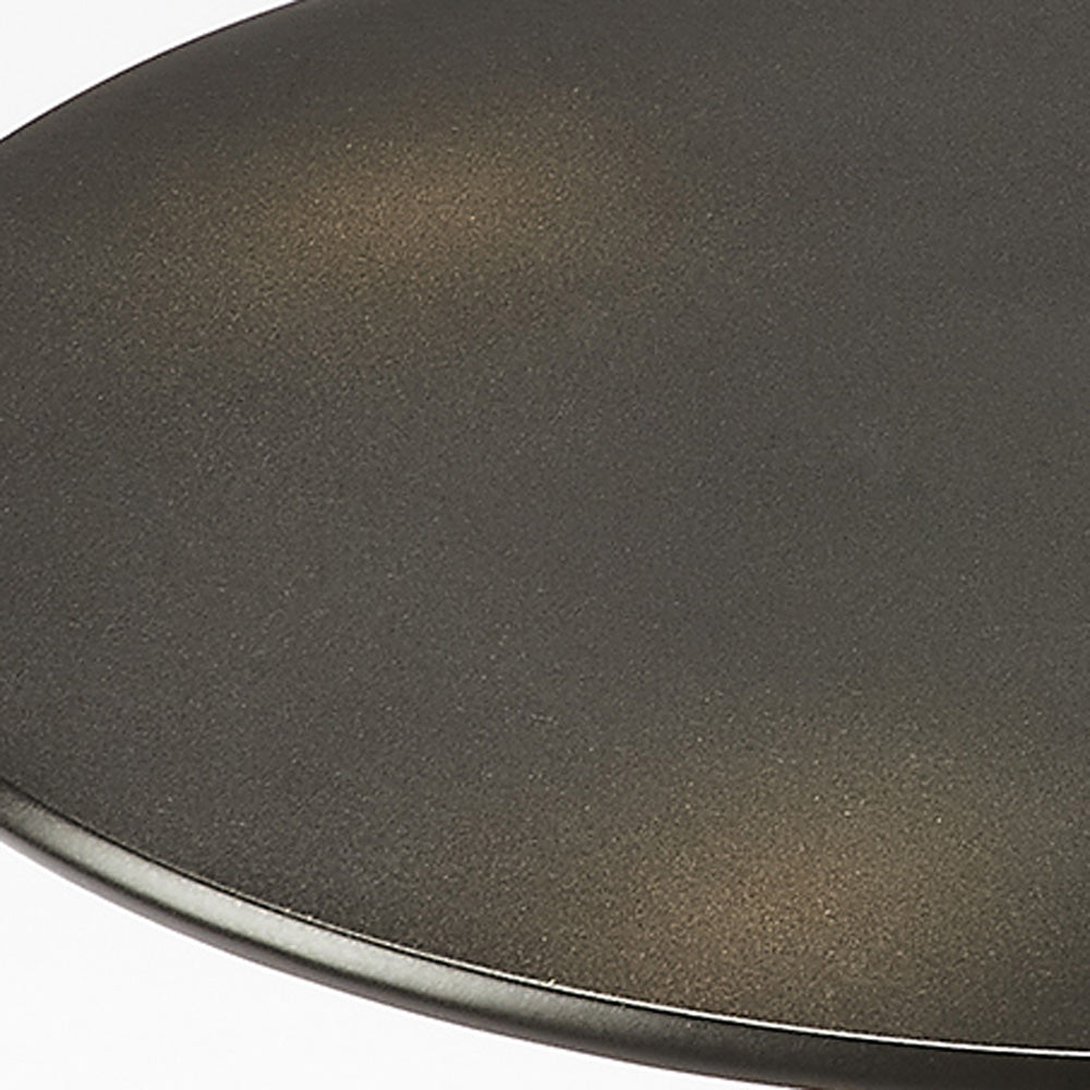 Butler Specialty Company - Zora 12 in. W Round Metal Indoor Pedestal Side Table, Black - 9340025