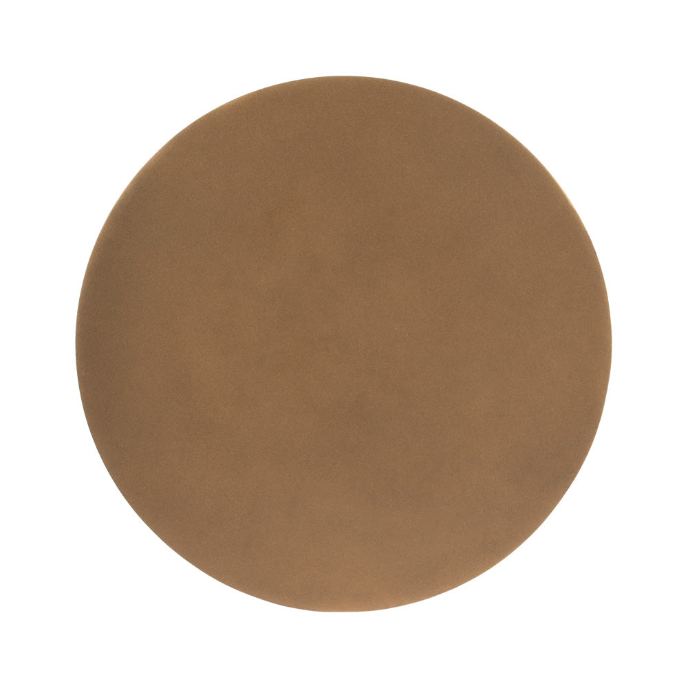 Butler Specialty Company - Zora 12 in. W Round Metal Indoor Pedestal Side Table, Gold - 9340392
