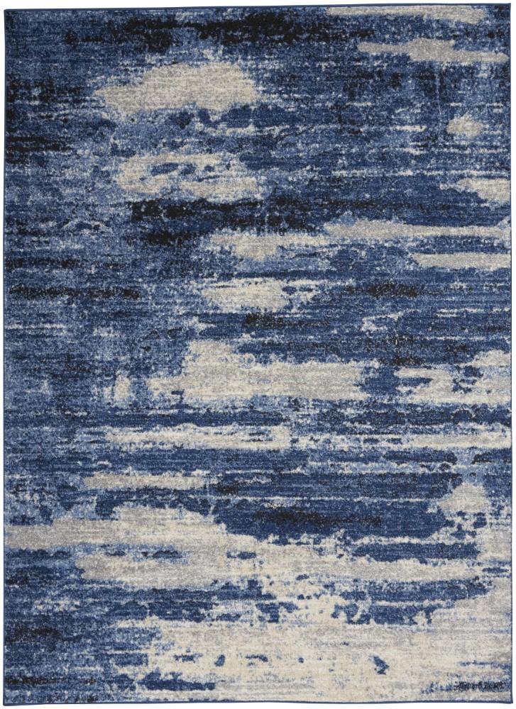 Calvin Klein Home - River Flow Area Rug - 53in x 73in Blue/Grey - RFV01-99446842480_CLOSEOUT veiw 1