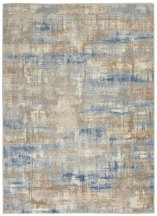 Calvin Klein Home - Rush Area Rug - 4 x 6 Blue/Beige - CK951-99446818782 veiw 1