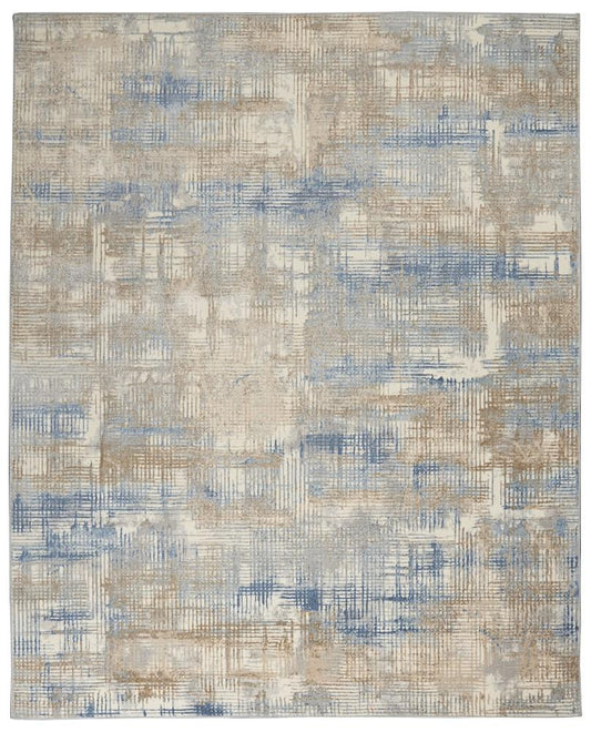 Calvin Klein Home - Rush Area Rug - 9 x 12 Blue/Beige - CK951-99446818850 veiw 1
