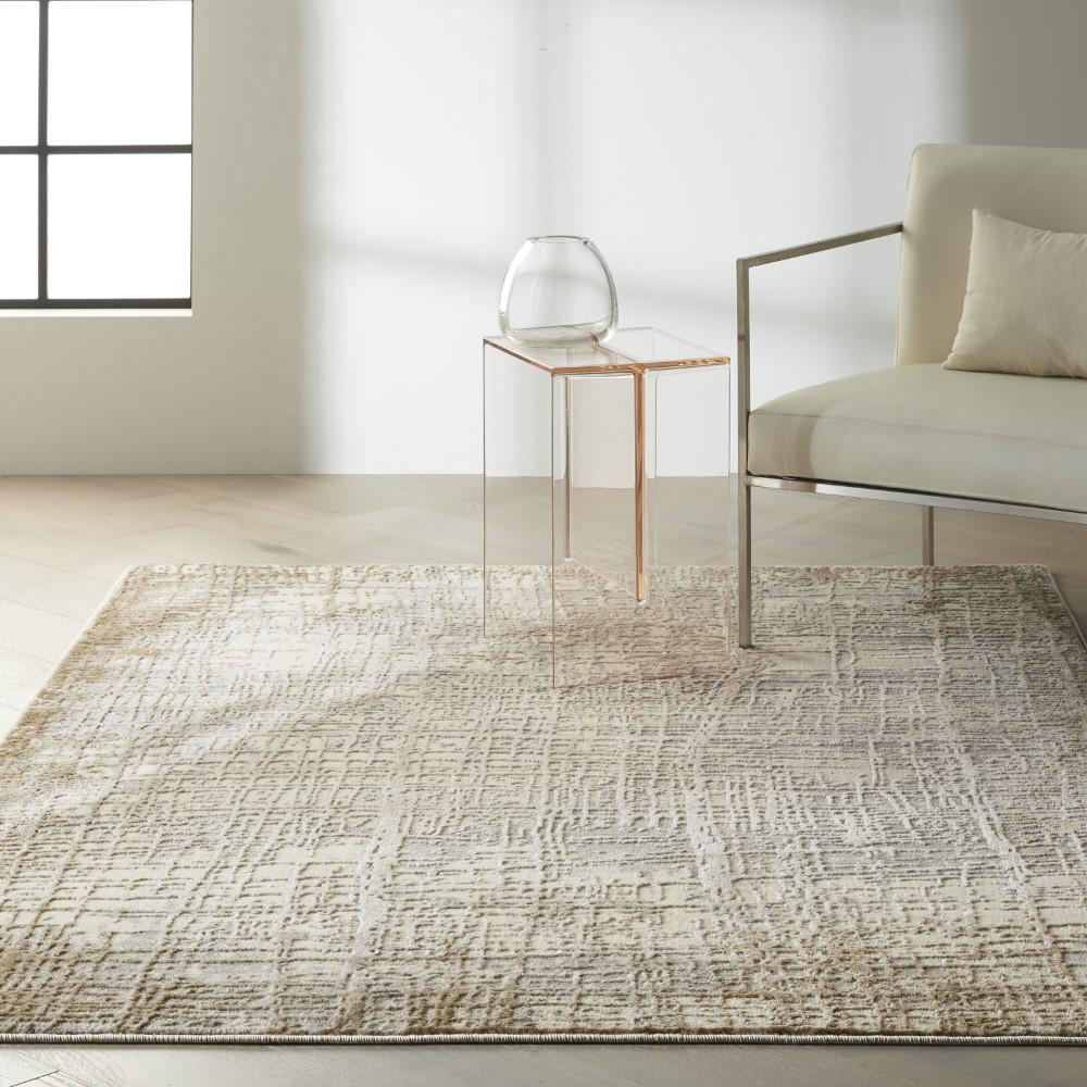 Calvin Klein Home - Rush Area Rug - 4 x 6 Ivory/Taupe - CK950-99446818584 veiw 2