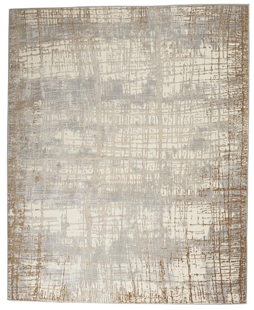 Calvin Klein Home - Rush Area Rug - 9 x 12 Ivory/Taupe - CK950-99446818652 veiw 1