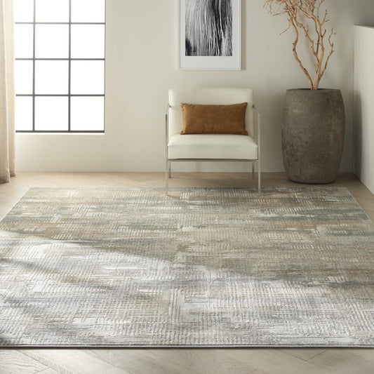 Calvin Klein Home - Rush Area Rug - 7 x 10 Grey/Beige - CK951-99446818959 veiw 2