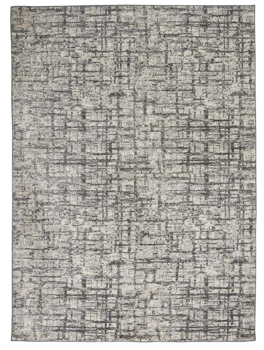 Calvin Klein Home - Rush Area Rug - 4 x 6 Ivory/Grey - CK952-99446819055 veiw 1