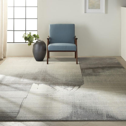 Calvin Klein - Home Gradient GDT05 Grey 79in x 99in Rug - GDT05-99446318527_CLOSEOUT veiw 2