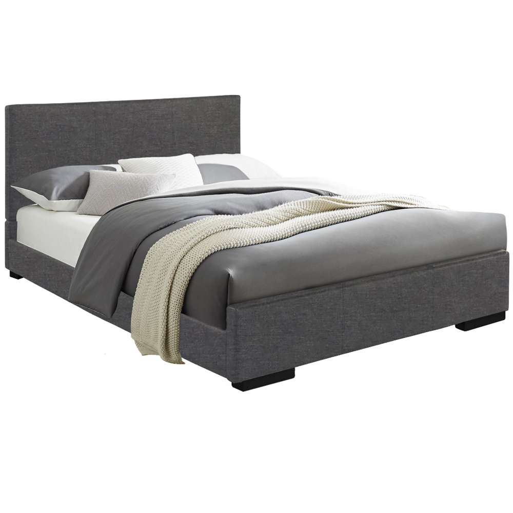 Camden Isle - Abbey King Platform Gray Bed - 102333 veiw 2