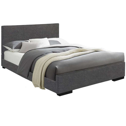 Camden Isle - Abbey King Platform Gray Bed - 102333 veiw 2