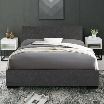 Camden Isle - Abbey King Platform Gray Bed - 102333 veiw 4