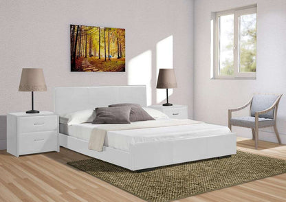 Camden Isle - Abbey King Platform White Bed - 102233 veiw 6