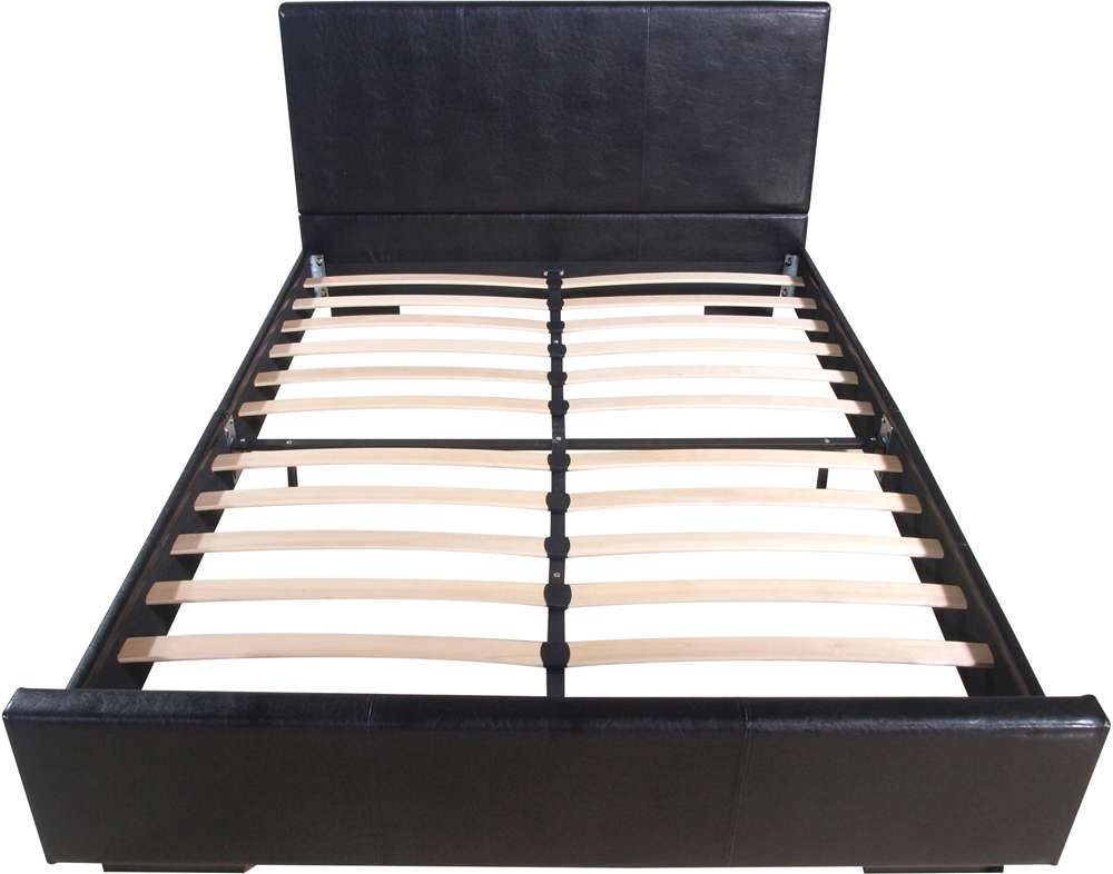 Camden Isle - Abbey Queen Platform Black Bed - 102132 veiw 4