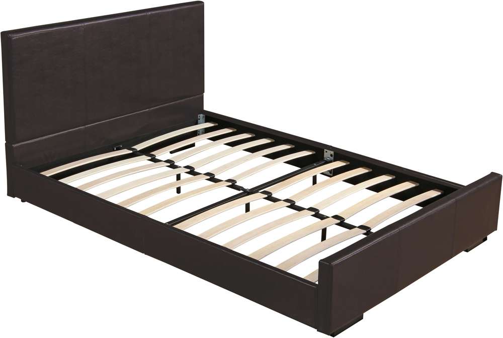 Camden Isle - Abbey Queen Platform Brown Bed - 102032 veiw 3