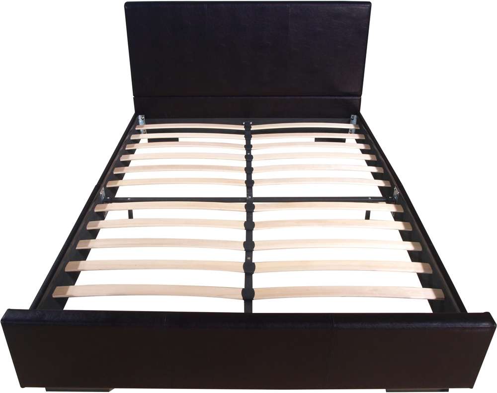 Camden Isle - Abbey Queen Platform Brown Bed - 102032 veiw 4