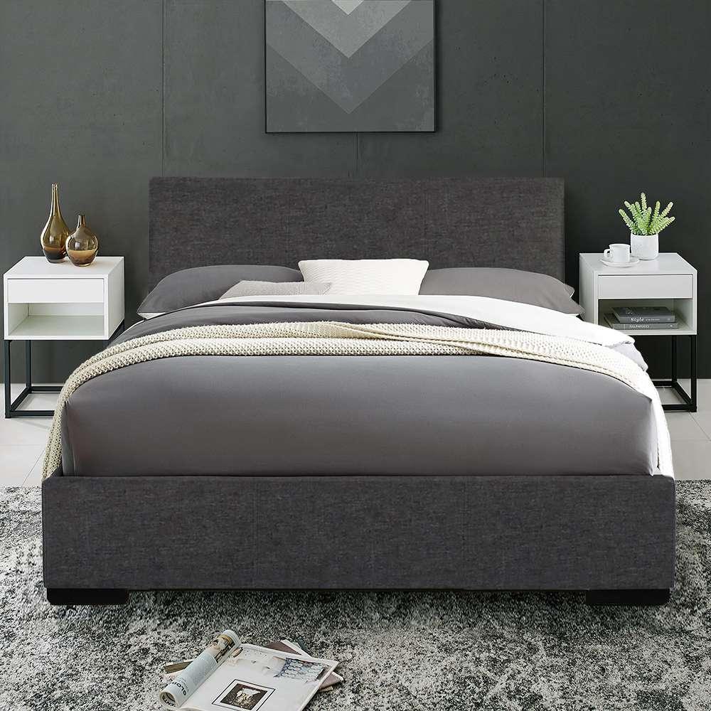 Camden Isle - Abbey Queen Platform Gray Bed - 102332 veiw 4