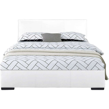 Camden Isle - Abbey Twin Platform White Bed - 102230 veiw 1