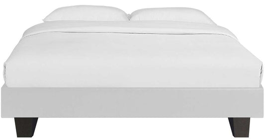 Camden Isle - Acton White Platform King Bed - 132233 veiw 1
